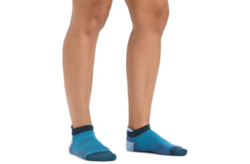 Image of Darn Tough Run No Show Tab Ultra-Lightweight Running Sock - Womens, Baltic, Medium, 1043-BALTIC-M-DARN