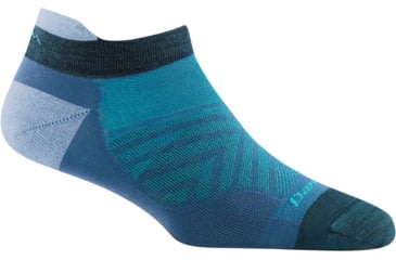Image of Darn Tough Run No Show Tab Ultra-Lightweight Running Sock - Womens, Baltic, Medium, 1043-BALTIC-M-DARN