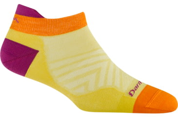 Image of Darn Tough Run No Show Tab Ultra-Lightweight Socks - Womens, Citrus, Medium, 1043-N-6014-04
