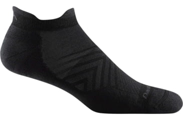 Image of Darn Tough Run No Show Tab Ultra-Lightweight w/ Cushion Running Sock - Mens, Black, Extra Large, 1039-BLACK-XL-DARN