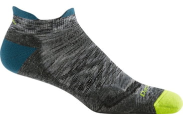 Image of Darn Tough Run No Show Tab Ultra-Lightweight with Cushion Socks - Mens, Comet, Extra Large, 1039-COMET-XL-DARN