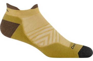 Image of Darn Tough Run No Show Tab Ultra-Lightweight with Cushion Socks - Mens, Sandstone, Medium, 1039-C-6007-04