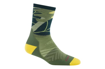 Image of Darn Tough Run Wild Micro Crew Ultra-Lightweight with Cushion Socks - Womens, Palm, Large, 1069-C-7073-05