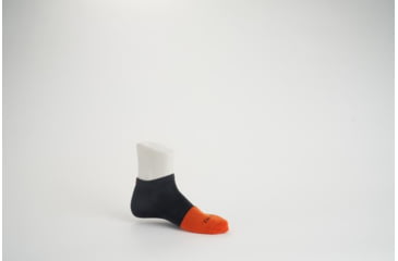 Image of Darn Tough Steely No Show Lightweight with Cushion w/ Full Cushion Toe Box Socks - Mens, Graphite, Medium, 2205-GRAPHITE-M-DARN