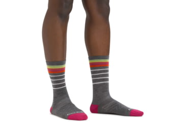 Image of Darn Tough Stride Micro Crew Ultra-Lightweight Running Sock - Womens, Gray, Large, 1045-GRAY-L-DARN