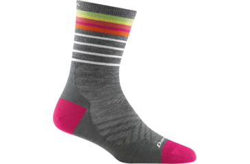Image of Darn Tough Stride Micro Crew Ultra-Lightweight Running Sock - Womens, Gray, Large, 1045-GRAY-L-DARN
