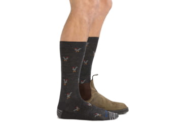 Image of Darn Tough Strut Crew Lightweight Sock - Mens, Charcoal, Medium, 6060-CHARCOAL-M-DARN