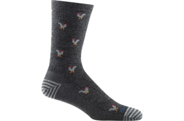 Image of Darn Tough Strut Crew Lightweight Sock - Mens, Charcoal, Medium, 6060-CHARCOAL-M-DARN
