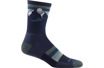 Image of Darn Tough Sunset Ridge Micro Crew Lightweight Hiking Sock - Mens, Eclipse, Medium, 1997-ECLIPSE-M-DARN