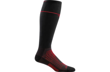 Image of Darn Tough Thermolite RFL Over-the-Calf Ultra-Light Sock - Mens, Black, Large, 1884-BLACK-L-DARN