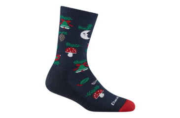 Image of Darn Tough Tinsel Town Crew Lightweight with Cushion Socks - Womens, Eclipse, Large, 6131-ECLIPSE-L-DARN
