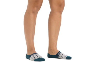 Image of Darn Tough Topless Braid No Show Hidden Lifestyle Sock - Womens, Dark Teal, Small, 6045-DARK-TEAL-S-DARN
