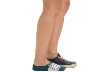Image of Darn Tough Topless Braid No Show Hidden Lifestyle Sock - Womens, Dark Teal, Small, 6045-DARK-TEAL-S-DARN