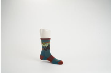 Image of Darn Tough Trailblazer Micro Crew Lightweight with Cushion Socks - Womens, Teal, Large, 5016-TEAL-L-DARN