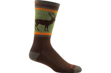 Image of Darn Tough Uncle Buck Boot Cushion Sock - Mens, Brown, Large, 1949-BROWN-L-DARN