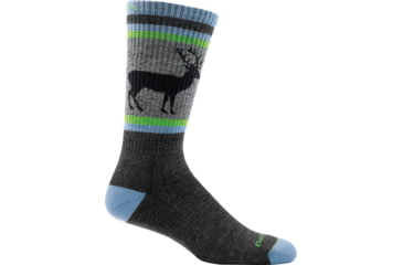 Image of Darn Tough Uncle Buck Boot Cushion Sock - Mens, Charcoal, Medium, 1949-CHARCOAL-M-DARN