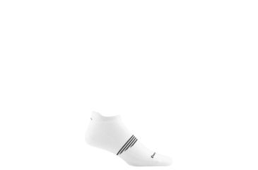 Image of Darn Tough Element No Show Tab Lightweight Socks - Men's, White, Large 1100-WHITE-L-DARN