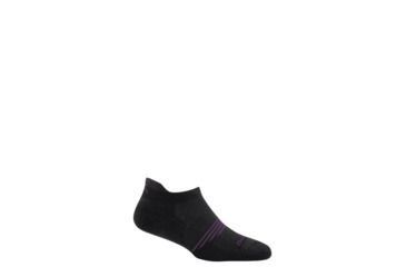 Image of Darn Tough Element No Show Tab Lightweight with Cushion Socks - Women's, Black, Medium 1106-BLACK-M-DARN
