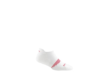 Image of Darn Tough Element No Show Tab Lightweight with Cushion Socks - Women's, White, Small 1106-WHITE-S-DARN
