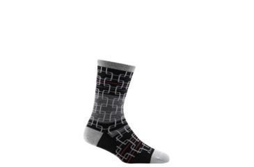 Image of Darn Tough Link Crew Lightweight Socks - Women's, Black, Small 6024-BLACK-S-DARN