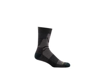 Image of Darn Tough Pinnacle Micro Crew Lightweight with Cushion Socks - Men's, Charcoal, Large 1975-CHARCOAL-L-DARN