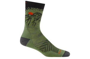Image of Darn Tough Vert Micro Crew Ultra-Lightweight Socks - Mens, Lichen, X-Large, 1066-LICHEN-XL-DARN