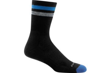 Image of Darn Tough Vertex Micro Crew Ultra-Light Cushion Sock - Mens, Black, Medium, 1014-BLACK-M-DARN