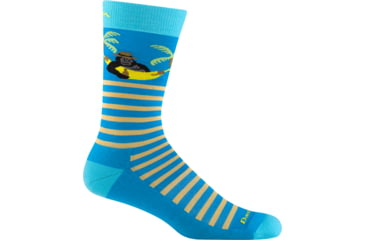Image of Darn Tough Wild Life Crew Lightweight with Cushion Shoes - Mens, Ocean, X-Large, 6096-OCEAN-XL-DARN