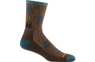 Image of Darn Tough Yarn Goblin Micro Crew Lightweight with Cushion Socks - Mens, Earth, Medium, 5015-EARTH-M-DARN