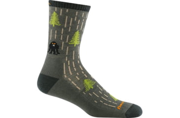 Image of Darn Tough Yarn Goblin Micro Crew Lightweight with Cushion Socks - Mens, Forest, Medium, 5015-FOREST-M-DARN