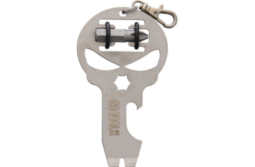 Image of Darrel Ralph Go Tool SWed, Go Tool, 3in Overall, Tools Include Pry Bar L Small Screwdriver L Phillips Screwdriver L Hex/Bit Driver L Bottle Opener L Keyring, SW Titanium Construction, GO TOOL SW