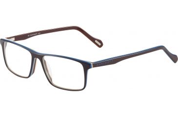 Image of Davidoff 91055 Prescription Eyeglasses, Dark Brown Frame, 91055-6966