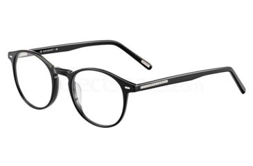 Image of Davidoff 91064 Single Vision Prescription Eyeglasses, Black Frame, 91064-8840SV