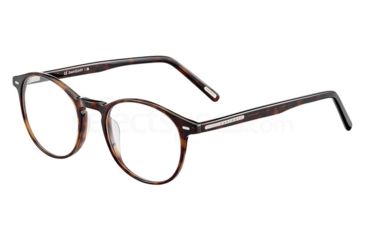 Image of Davidoff 91064 Single Vision Prescription Eyeglasses, Dark Brown Havana Frame, 91064-8940SV