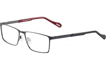 Image of Davidoff 93061 Bifocal Prescription Eyeglasses, Black Red Frame, 93061-610BI