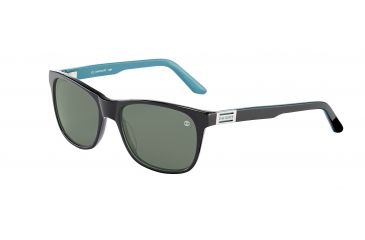 Image of Davidoff 97129 Sunglasses, Black Frame, Polarized Grey Lens-97129-6494