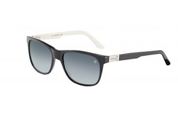 Image of Davidoff 97129 Sunglasses, Black Frame, Grey/Blue Gradient Lens-97129-8840