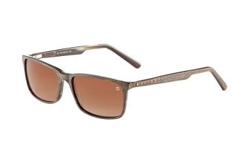 Image of Davidoff 97134 Sunglasses, Beige Brown Frame, Brown Gradient Polarized Lens, Polarized, 97134-6471