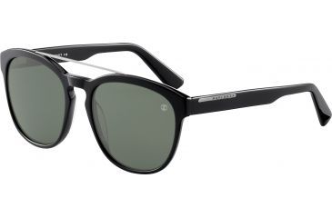 Image of Davidoff 97142 Sunglasses, Black Frame, Green Polarized Lens, Polarized, 97142-8840