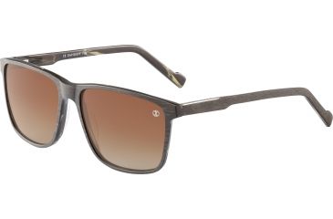 Image of Davidoff 97146 Single Vision Prescription Sunglasses, Brown Frame, Polarized, 97146-6471SV