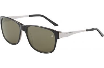 Image of Davidoff 97206 Single Vision Prescription Sunglasses, Black Grey Frame, 97206-4140SV