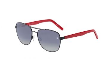 Image of Davidoff 97344 Single Vision Prescription Sunglasses, Red Frame, Polarized, 97344-210SV