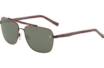 Image of Davidoff 97350 Single Vision Prescription Sunglasses, Black Frame, Polarized, 97350-1015SV
