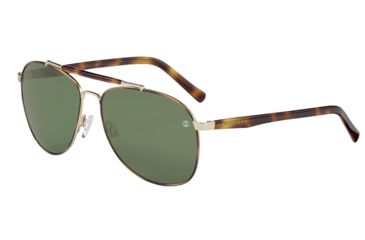 Image of Davidoff 97352 Sunglasses,Brown Havana/Gold Frame,Green Polarized Lens, 97352-1020