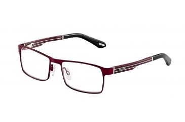 Image of Davidoff 93041 Bifocal Prescription Eyeglasses - Red Frame and Clear Lens 93041-210BI