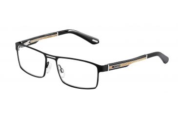 Image of Davidoff No. 93042 Eyeglasses - Black Frame and Clear Lens 93042-611