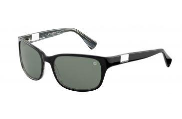 Image of Davidoff 97118 Bifocal Prescription Sunglasses - Black Frame and Green Lens 97118-6184BI