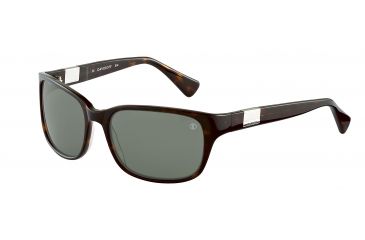 Image of Davidoff 97118 Bifocal Prescription Sunglasses - Brown Frame and Green Lens 97118-8940BI