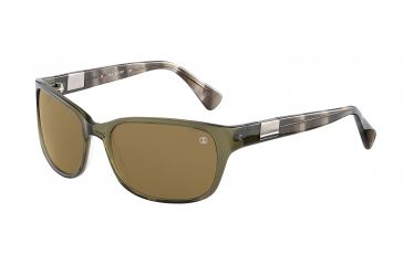 Image of Davidoff 97118 Bifocal Prescription Sunglasses - Green Frame and Brown Lens 97118-6286BI