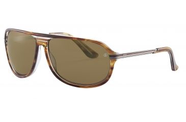 Image of Davidoff 97200 Single Vision Prescription Sunglasses - Brown Frame and Brown Lens 97200-6338SV